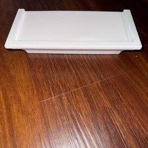 Elegant White Rectangular Tray